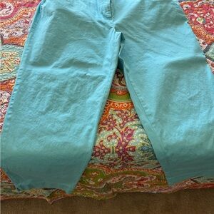 Talbots Turquoise Blue Pants